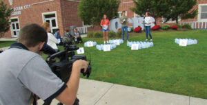 Ocean City High School students created a video for the “Imagine a Day Without Water” campaign.
