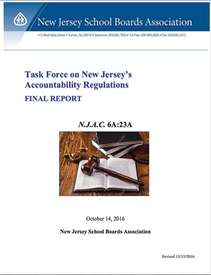 Task Force on New Jersey's Accountability Regulations Final Report